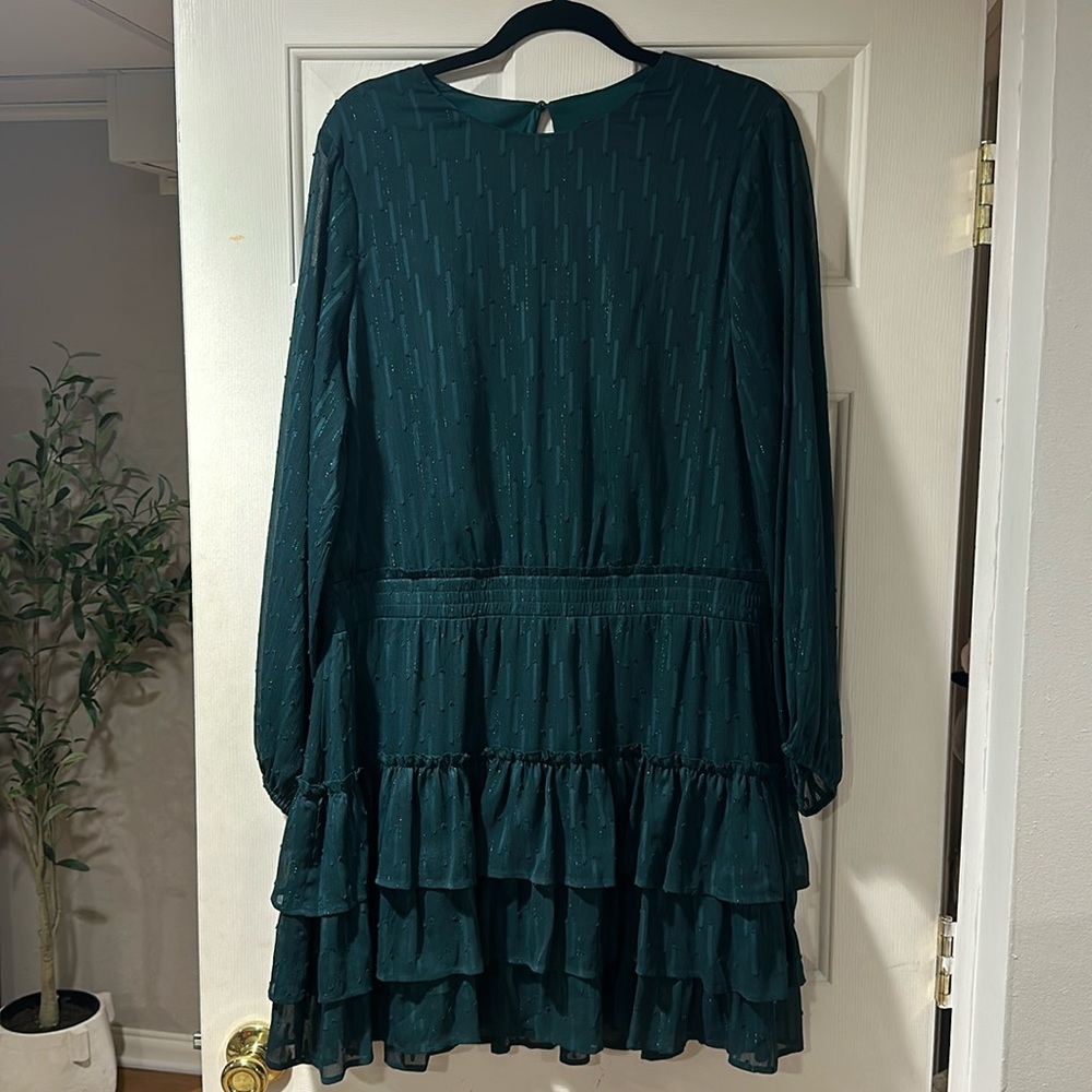 EXPRESS-Tiered Mini Dress